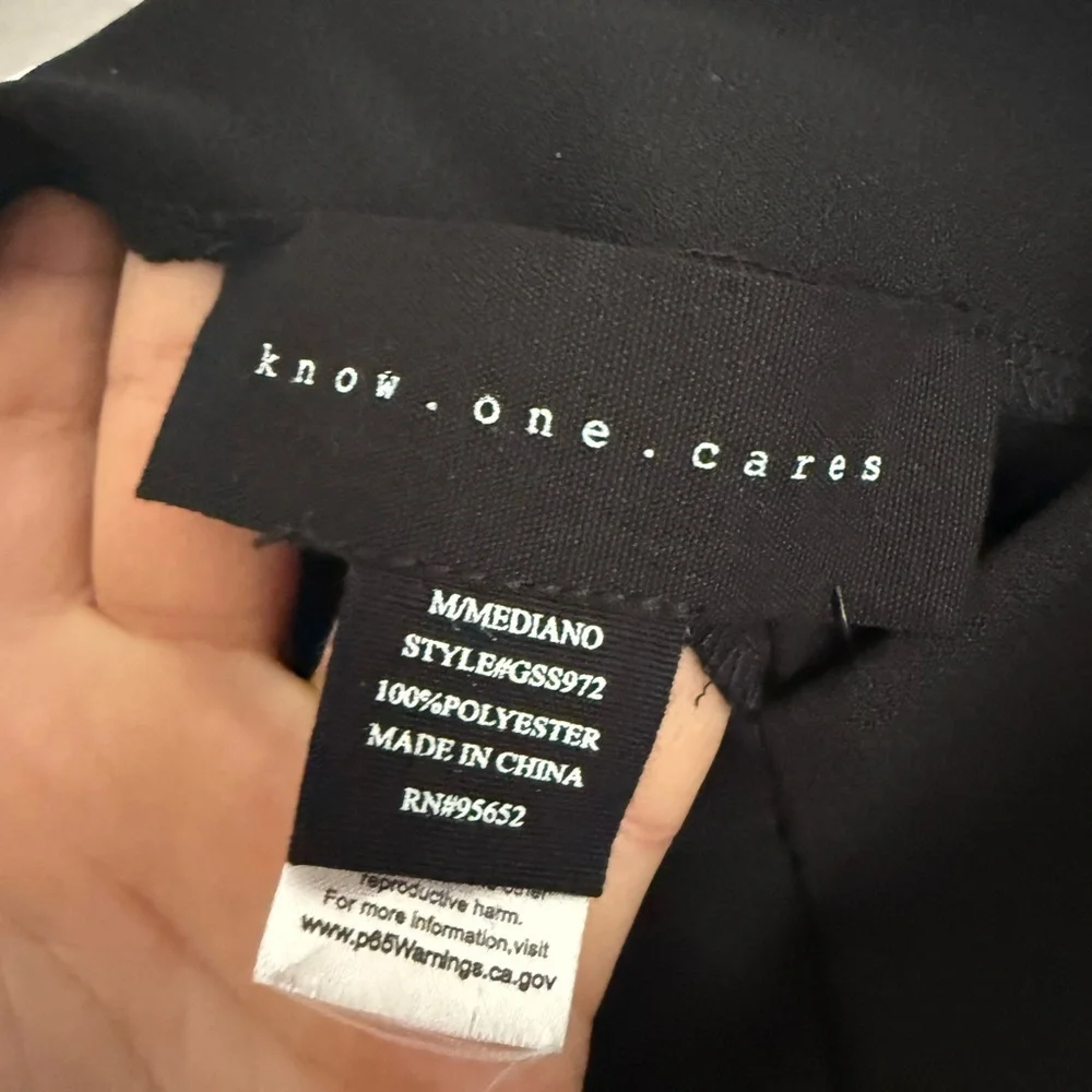 Know One Cares Black Maxi Slip Skirt - Picture 3 of 4